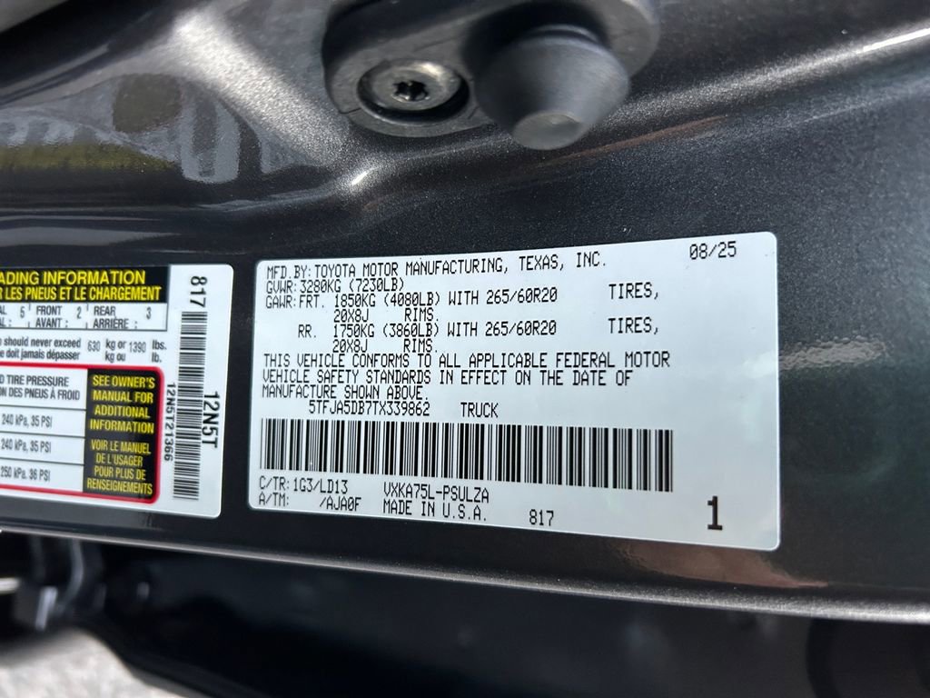 New 2026 Toyota Tundra Limited image 34