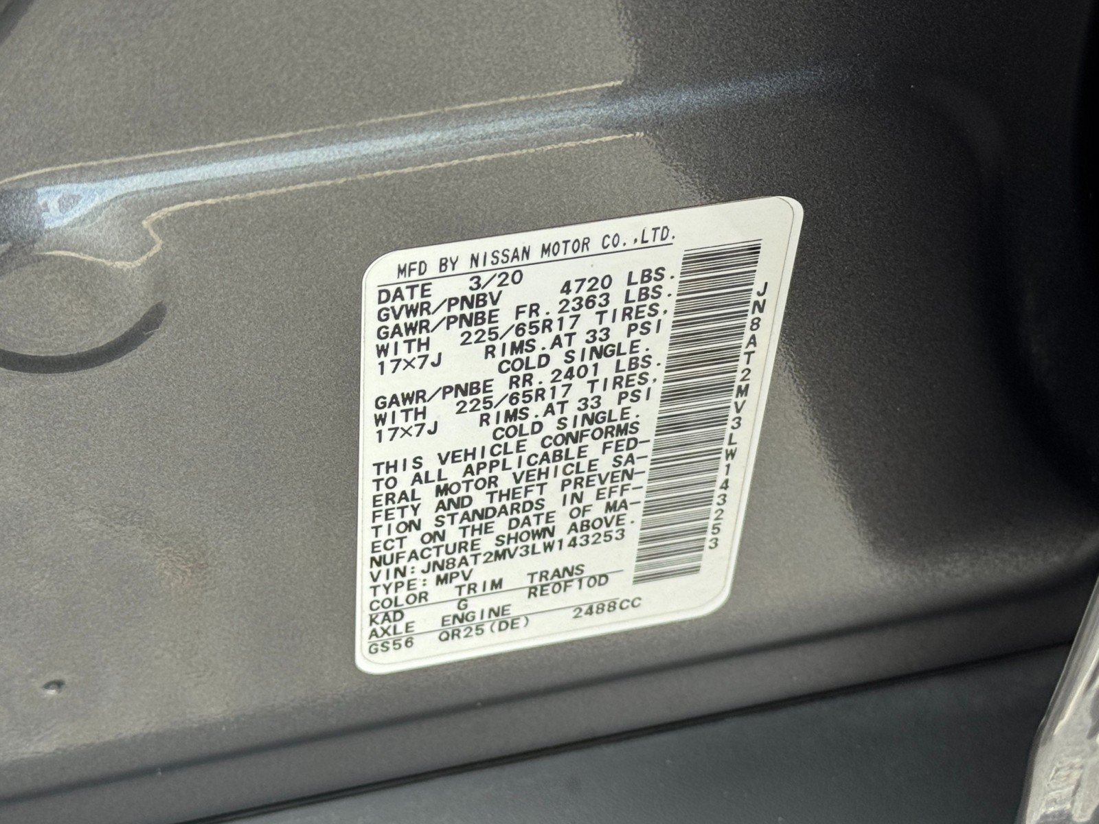 Used 2020 Nissan Rogue SV AWD/4WD image 41