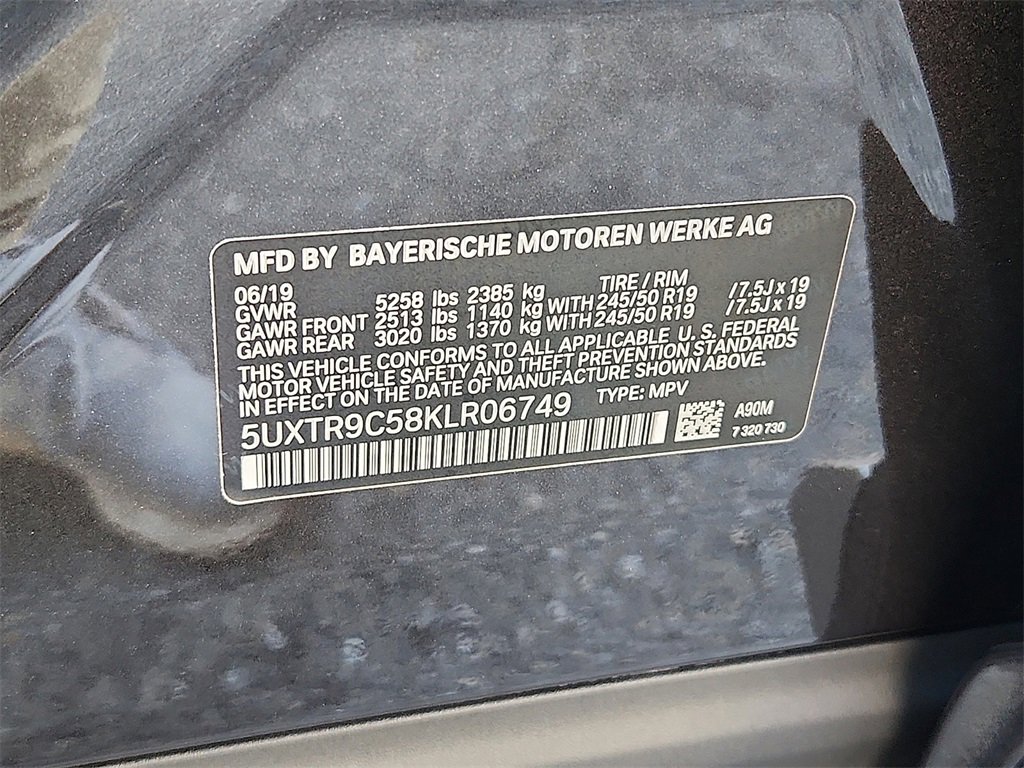 Used 2019 BMW X3 xDrive30i w/ Premium Package image 28