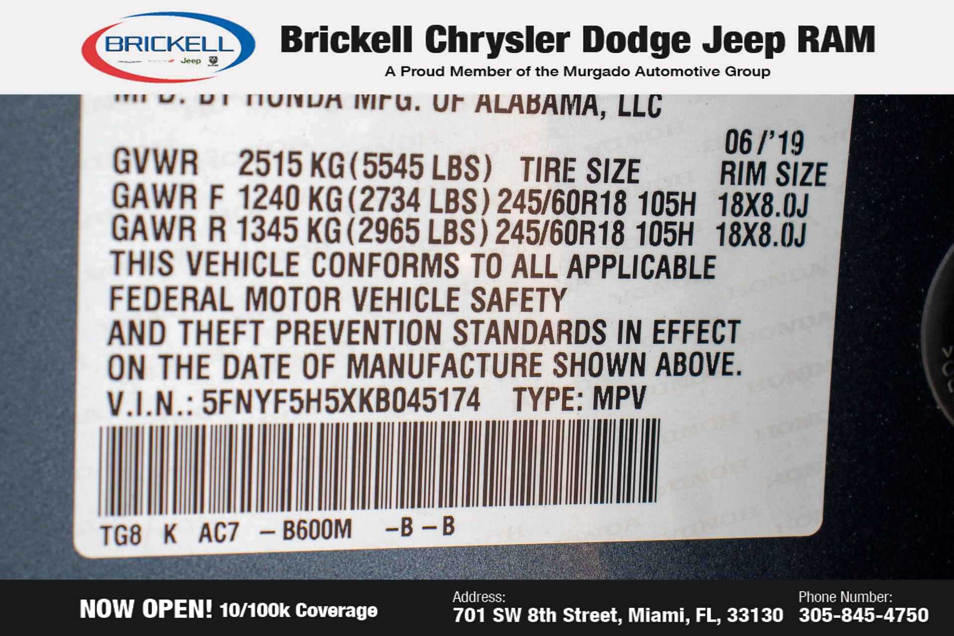 Used 2019 Honda Pilot EX-L image 36
