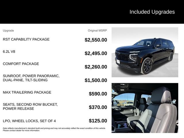 Used 2025 Chevrolet Suburban RST w/ RST Capability Package image 5