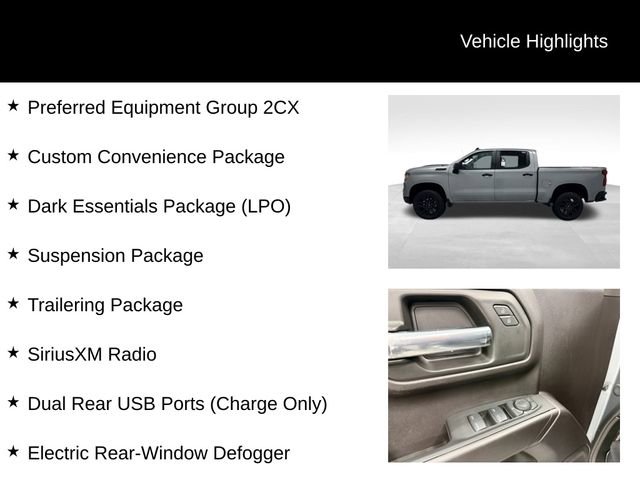 Certified 2024 Chevrolet Silverado 1500 Custom Trail Boss w/ LPO, Dark Essentials Package image 27