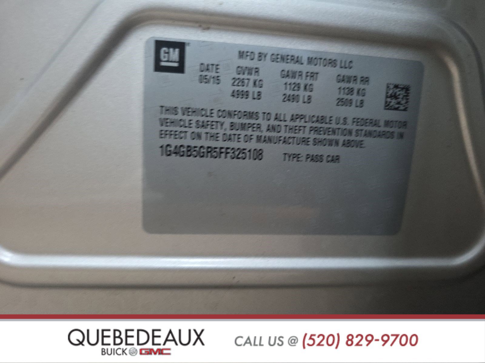 Used 2015 Buick LaCrosse Leather w/ Driver Confidence Package #1 image 20