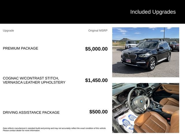 Used 2020 BMW X3 xDrive30i w/ Premium Package AWD/4WD image 5