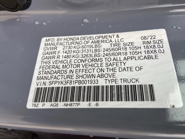 Used 2023 Honda Ridgeline Black Edition image 33
