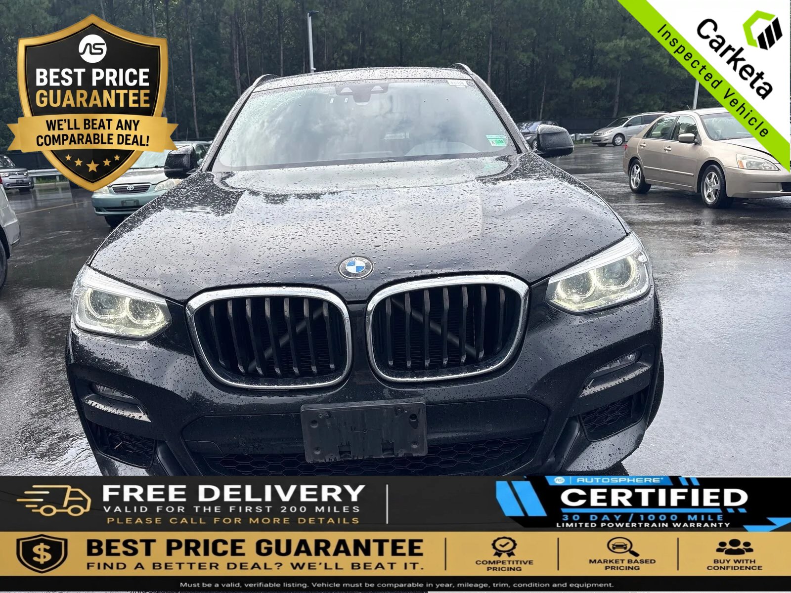 Used 2020 BMW X3 xDrive30i w/ M Sport Package 2 AWD/4WD image 1