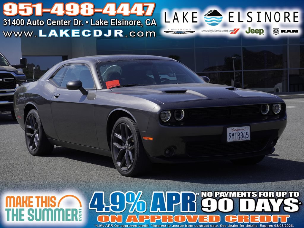 Certified 2023 Dodge Challenger SXT w/ Blacktop Package