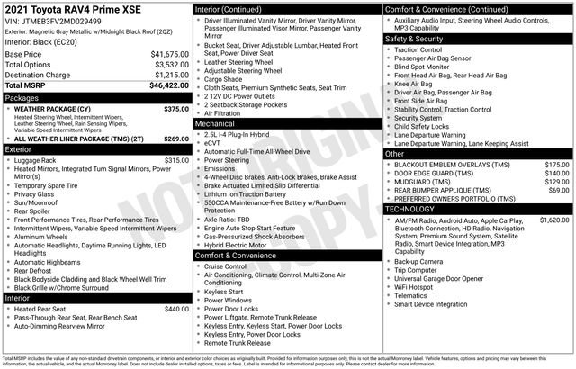 Used 2021 Toyota RAV4 XSE w/ Weather Package AWD/4WD image 7