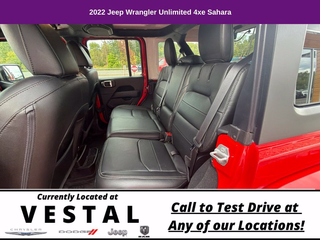 Used 2022 Jeep Wrangler Unlimited Sahara AWD/4WD image 14