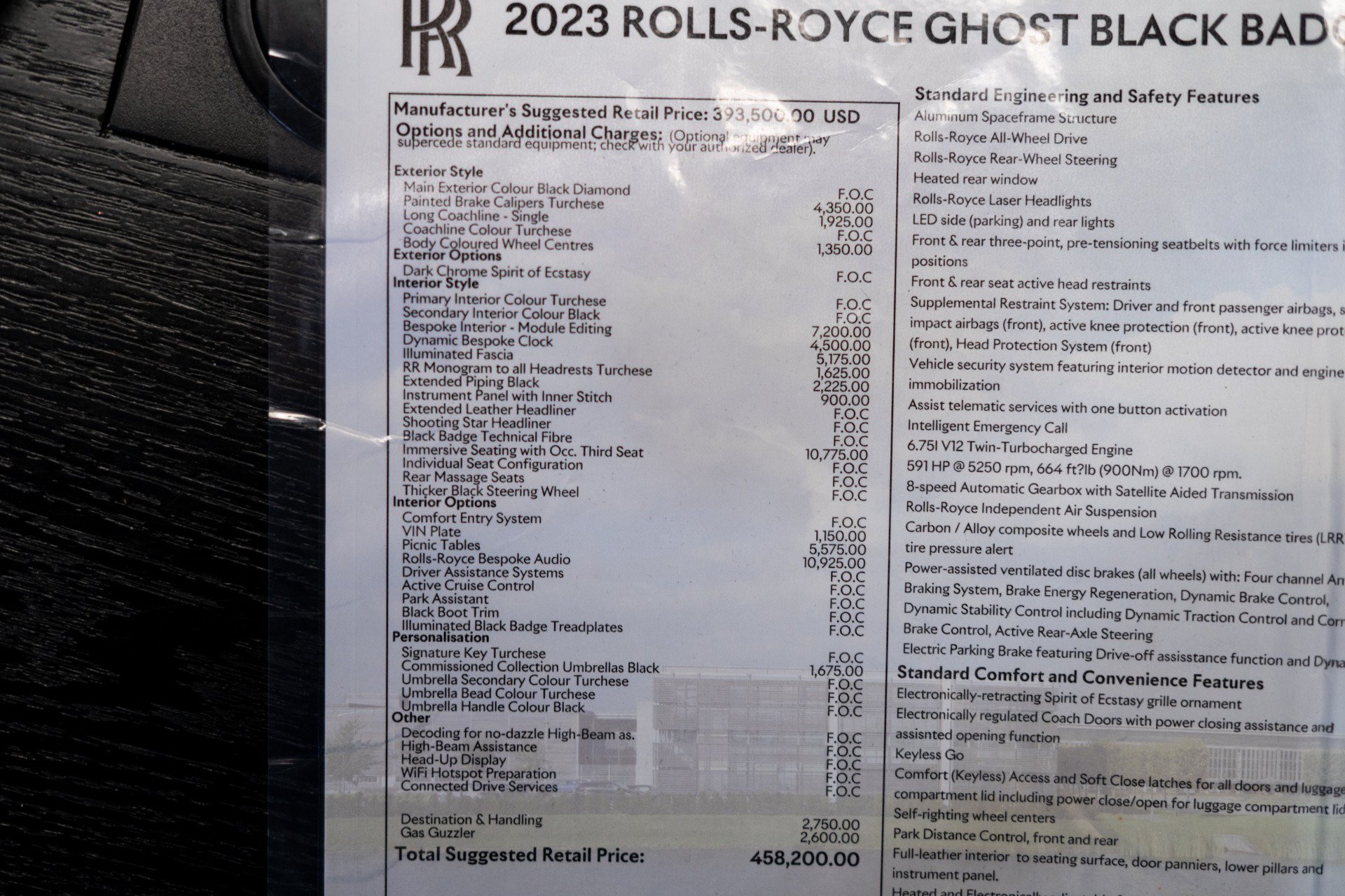 Used 2023 Rolls-Royce Ghost Black Badge AWD/4WD image 52