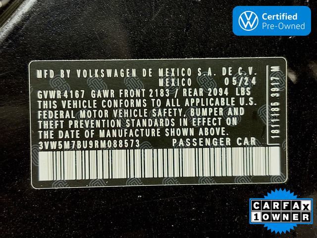 Certified 2024 Volkswagen Jetta S image 29