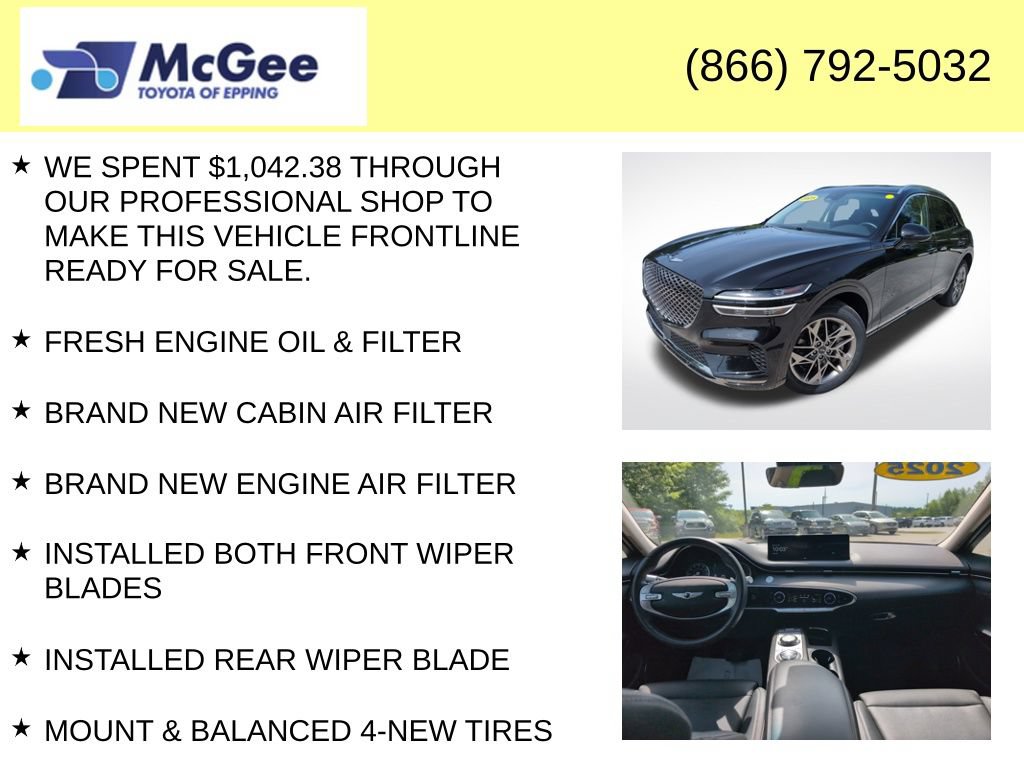Used 2025 Genesis GV70 2.5T AWD/4WD image 8