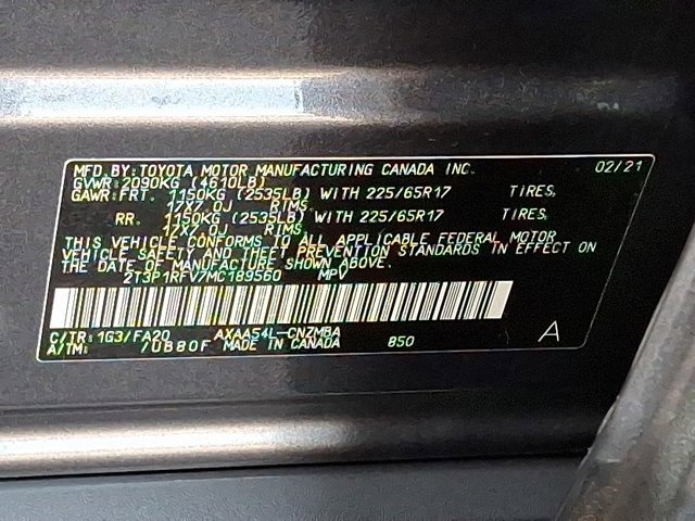 Used 2021 Toyota RAV4 XLE w/ Carpet Mat Package (TMS) image 31