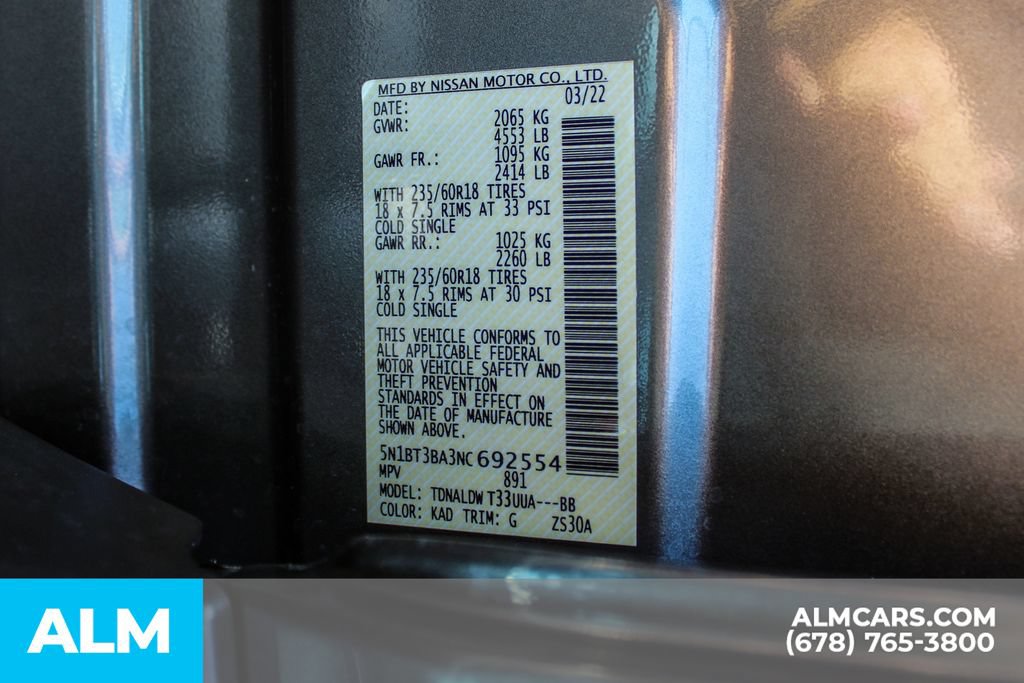 Used 2022 Nissan Rogue SV FWD image 41