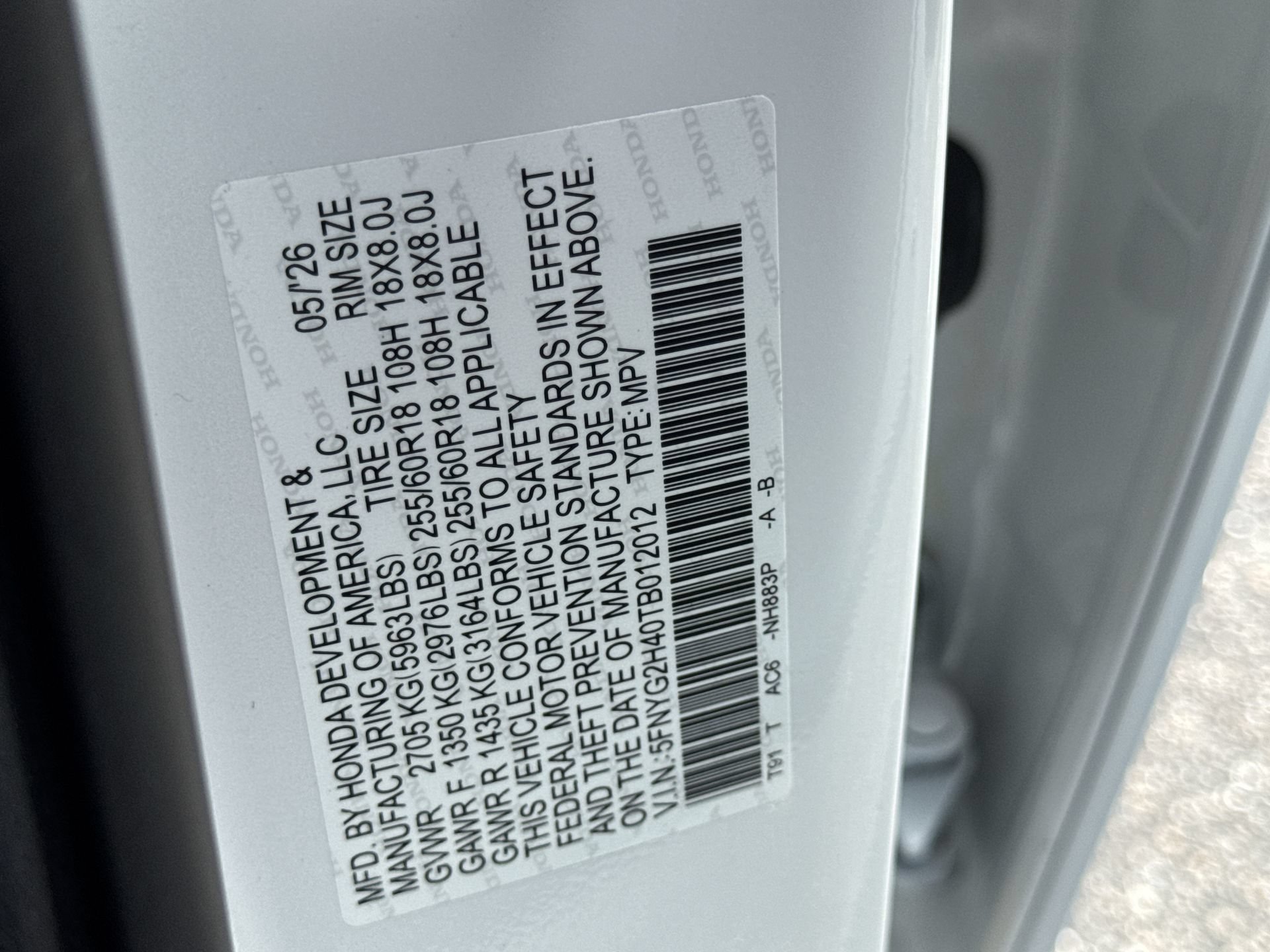 New 2026 Honda Pilot EX-L image 36