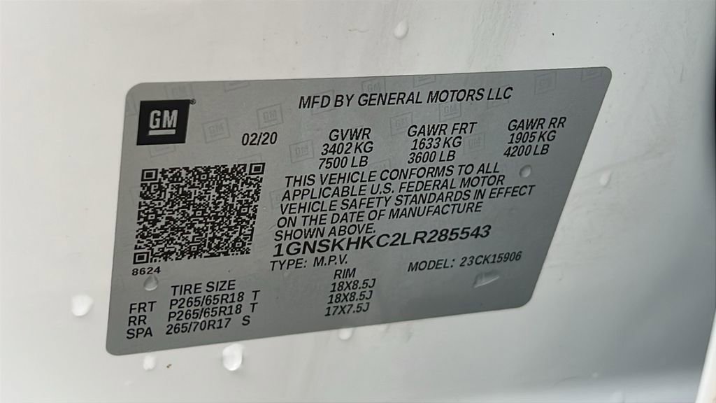 Used 2020 Chevrolet Suburban LT image 12