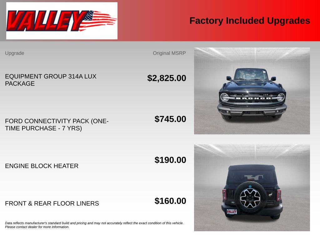 New 2026 Ford Bronco Outer Banks AWD/4WD image 4