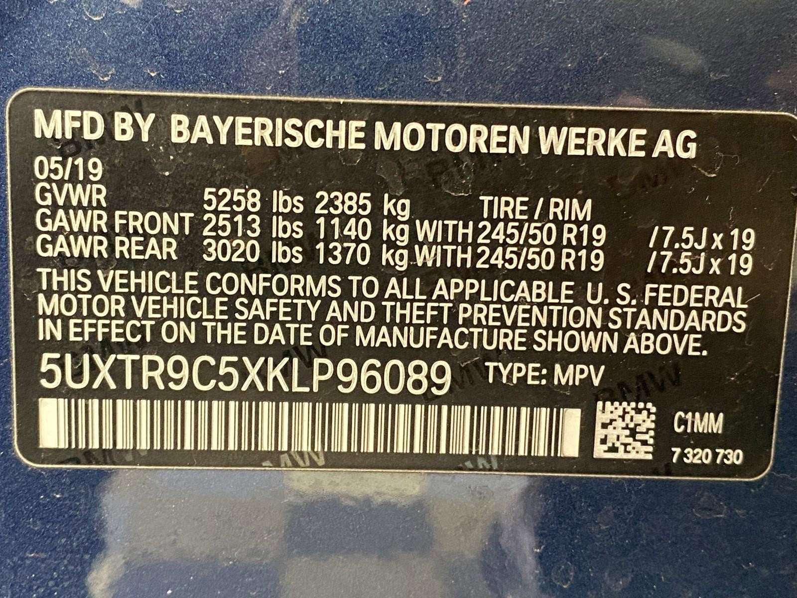 Used 2019 BMW X3 xDrive30i w/ Executive Package image 29