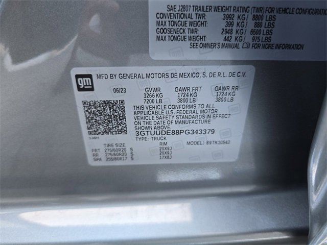 Certified 2023 GMC Sierra 1500 SLT w/ X31 Off-Road Package image 32