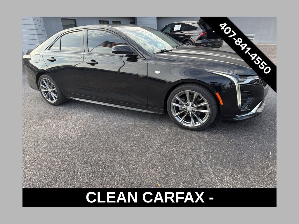 Used 2021 Cadillac CT4 Sport w/ Technology Package RWD image 1