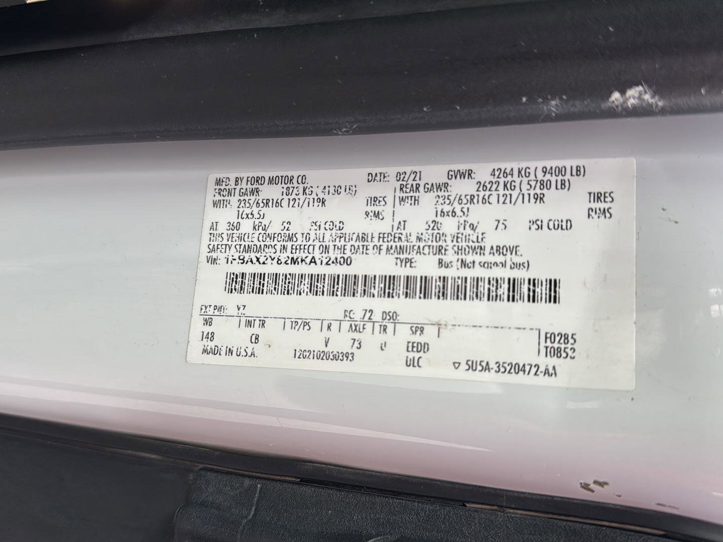 Used 2021 Ford Transit 350 XLT image 31