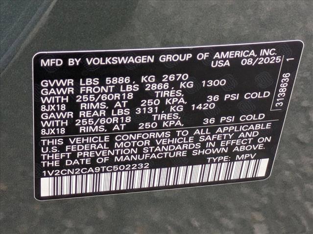 New 2026 Volkswagen Atlas Peak Edition image 20