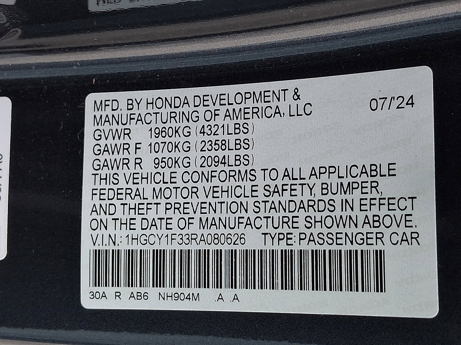 Used 2024 Honda Accord EX image 28