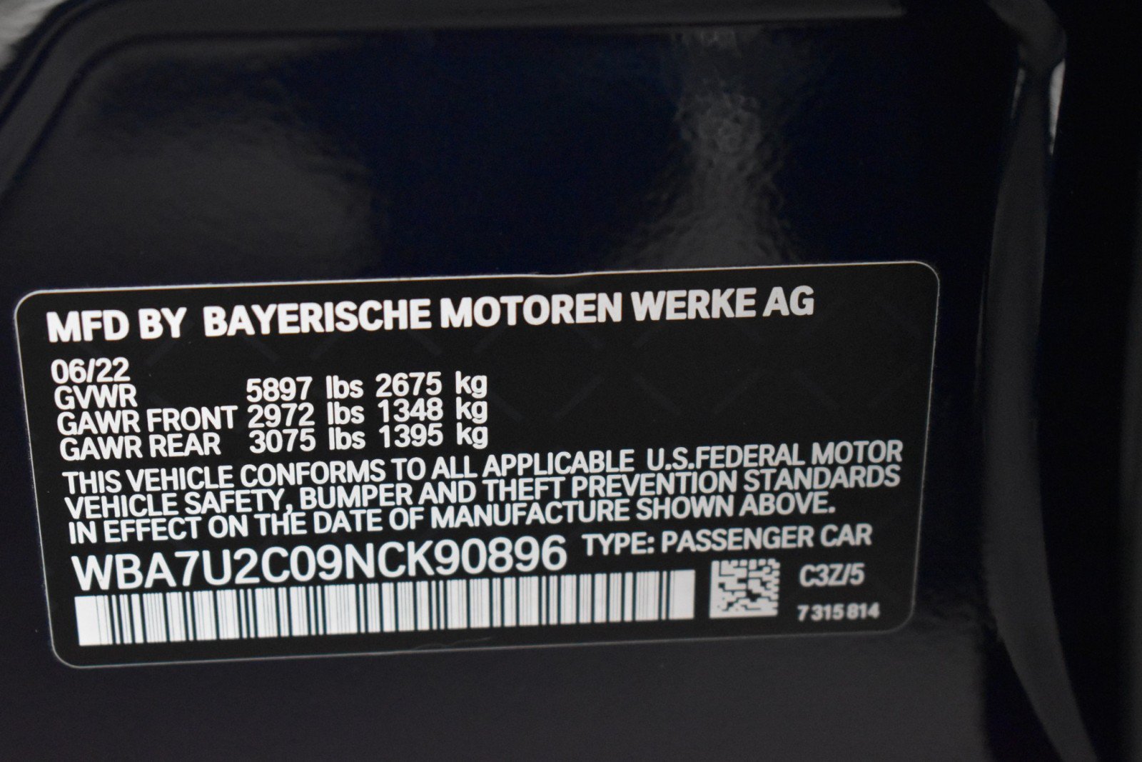 Used 2022 BMW 750i xDrive w/ Luxury Rear Seating Package AWD/4WD image 52
