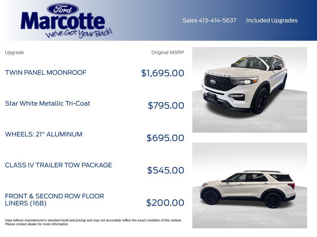 Used 2023 Ford Explorer ST-Line w/ Class IV Trailer Tow Package AWD/4WD image 5