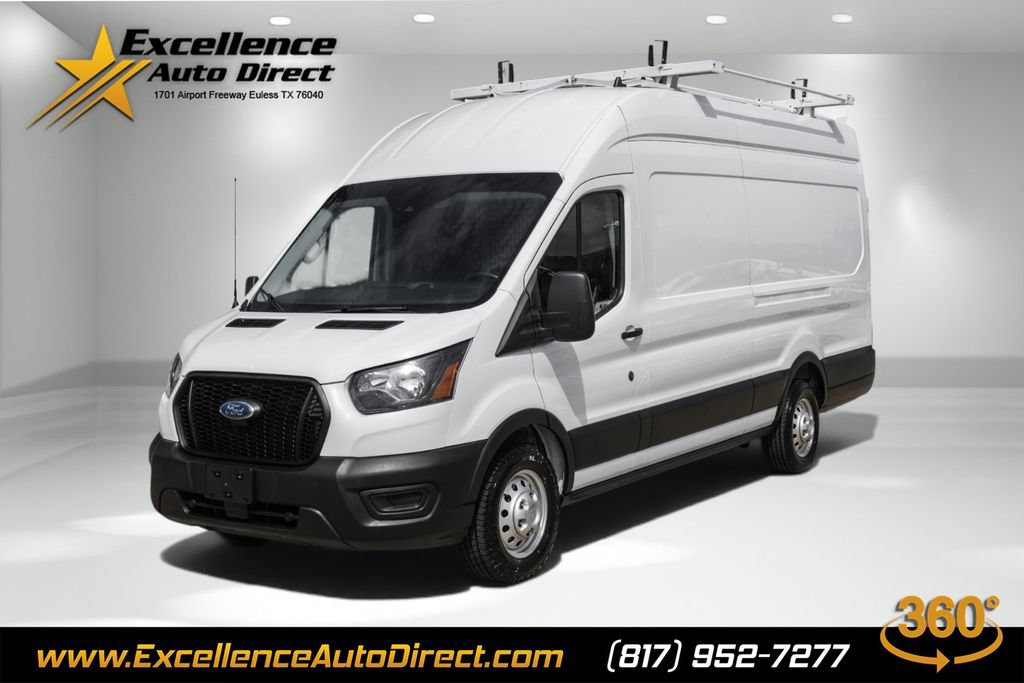 Used 2023 Ford Transit 350 148 High Roof Extended AWD w/ Fleet Safety Package video 1