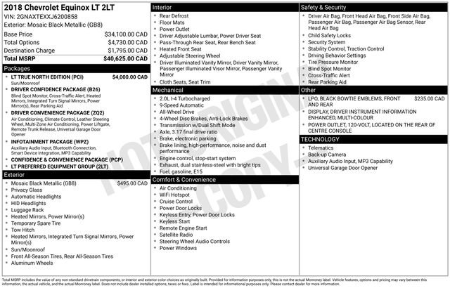 Used 2018 Chevrolet Equinox LT w/ LT True North Edition image 13