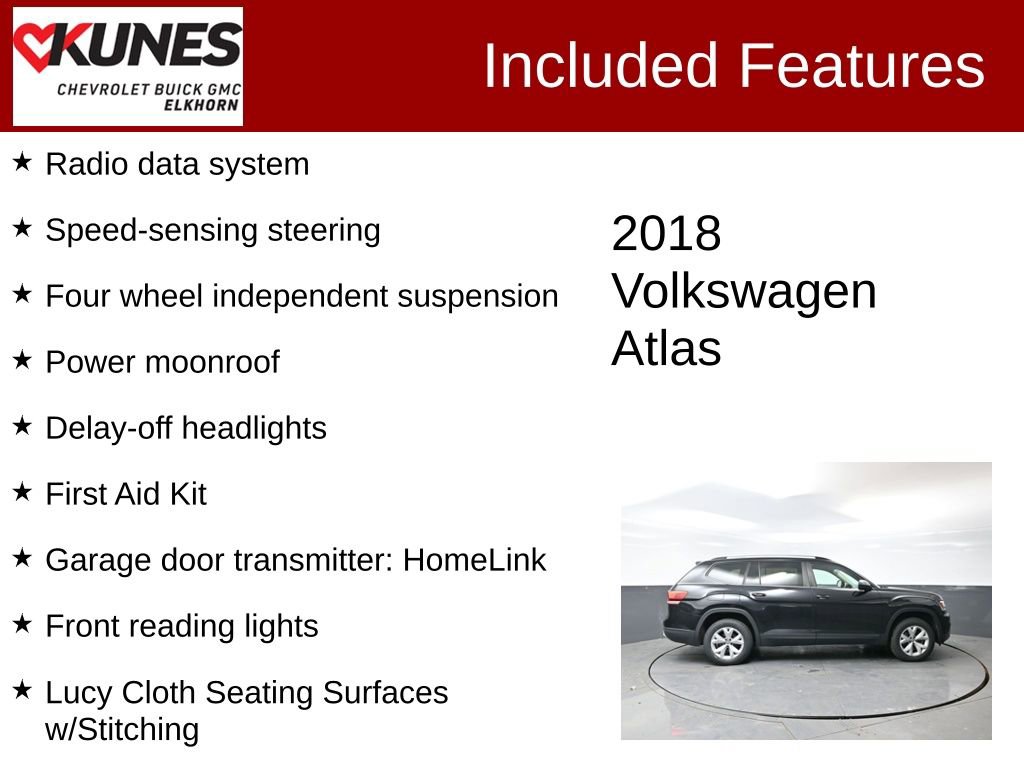 Used 2018 Volkswagen Atlas Launch Edition image 3