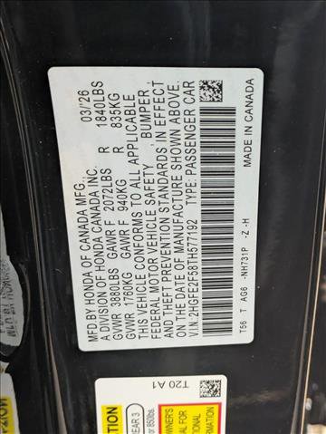 New 2026 Honda Civic Sport image 17