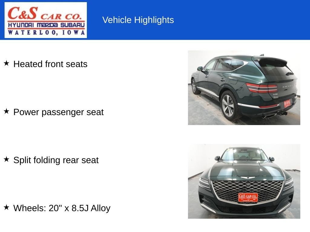 Used 2022 Genesis GV80 2.5T w/ Advanced Package 02 image 26