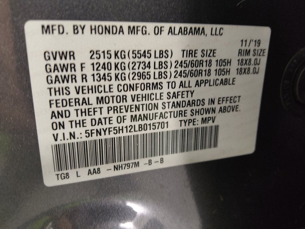Used 2020 Honda Pilot LX image 33
