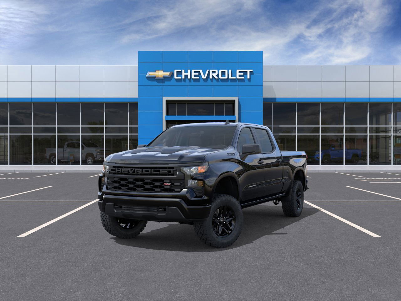 New 2026 Chevrolet Silverado 1500 Custom Trail Boss w/ Dark Appearance Package AWD/4WD image 32