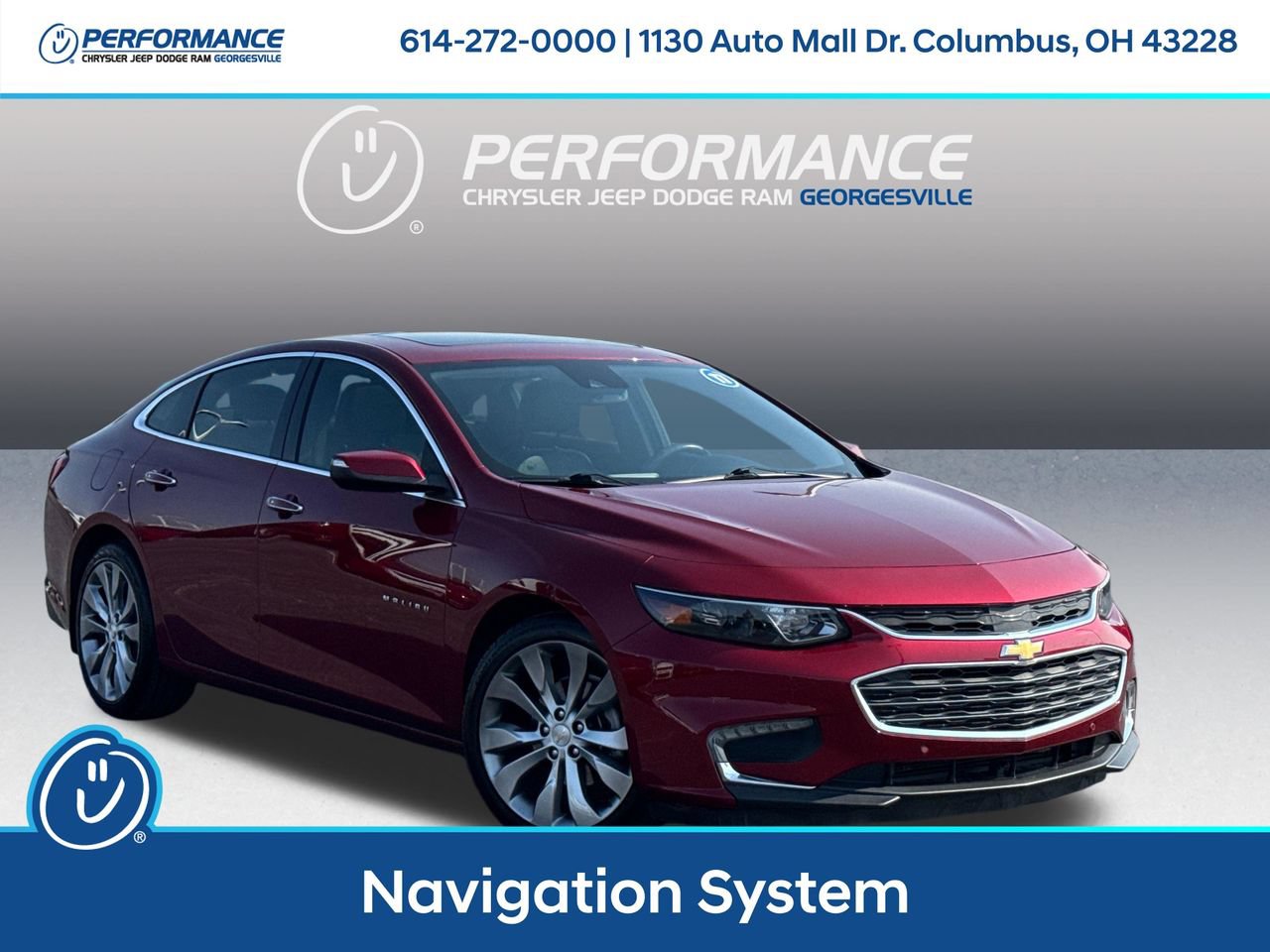 Used 2017 Chevrolet Malibu Premier w/ Premier Sun and Wheel Package
