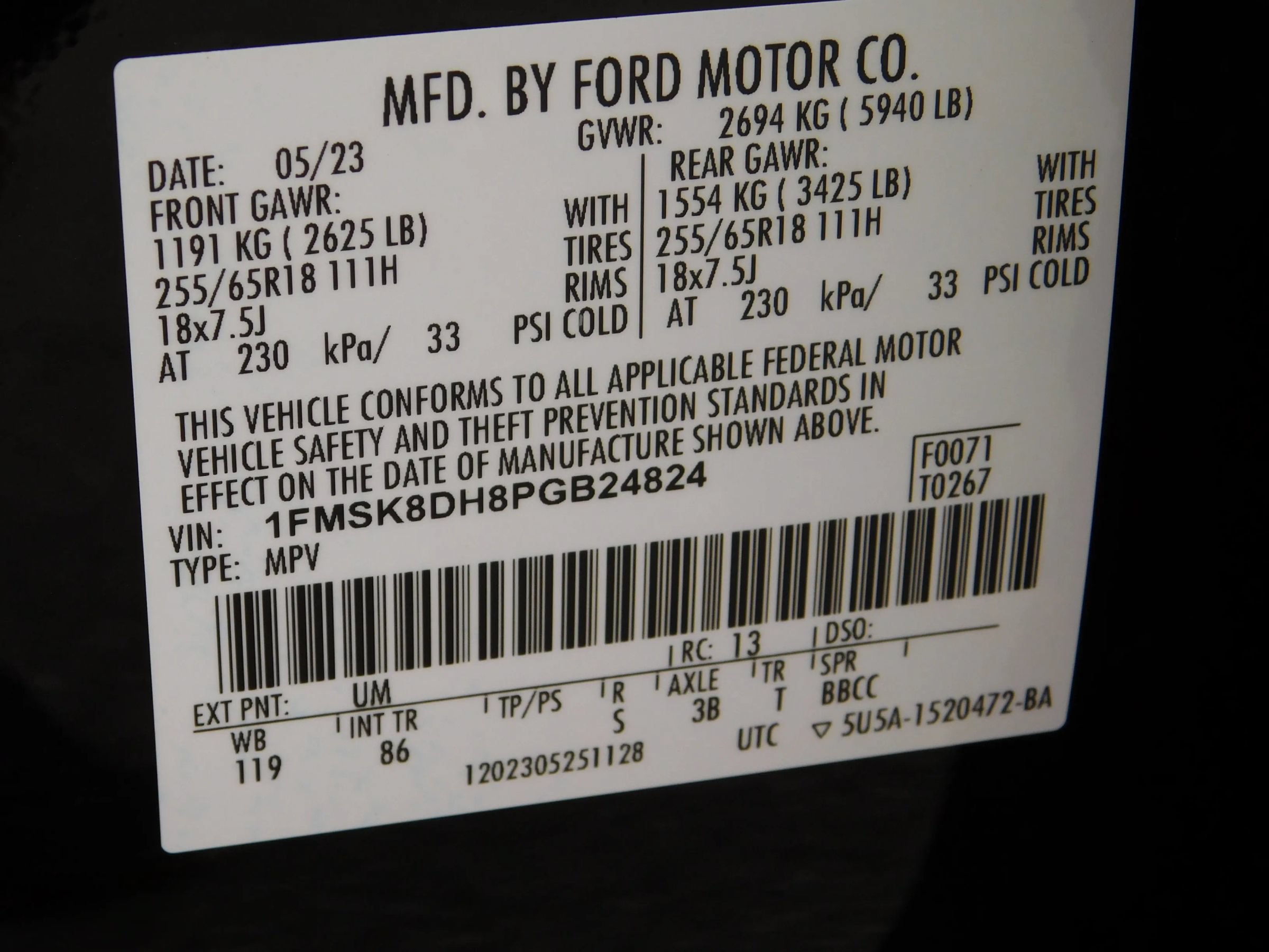 Used 2023 Ford Explorer XLT AWD/4WD image 28