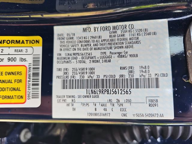 Used 2018 Lincoln Continental Reserve FWD image 34