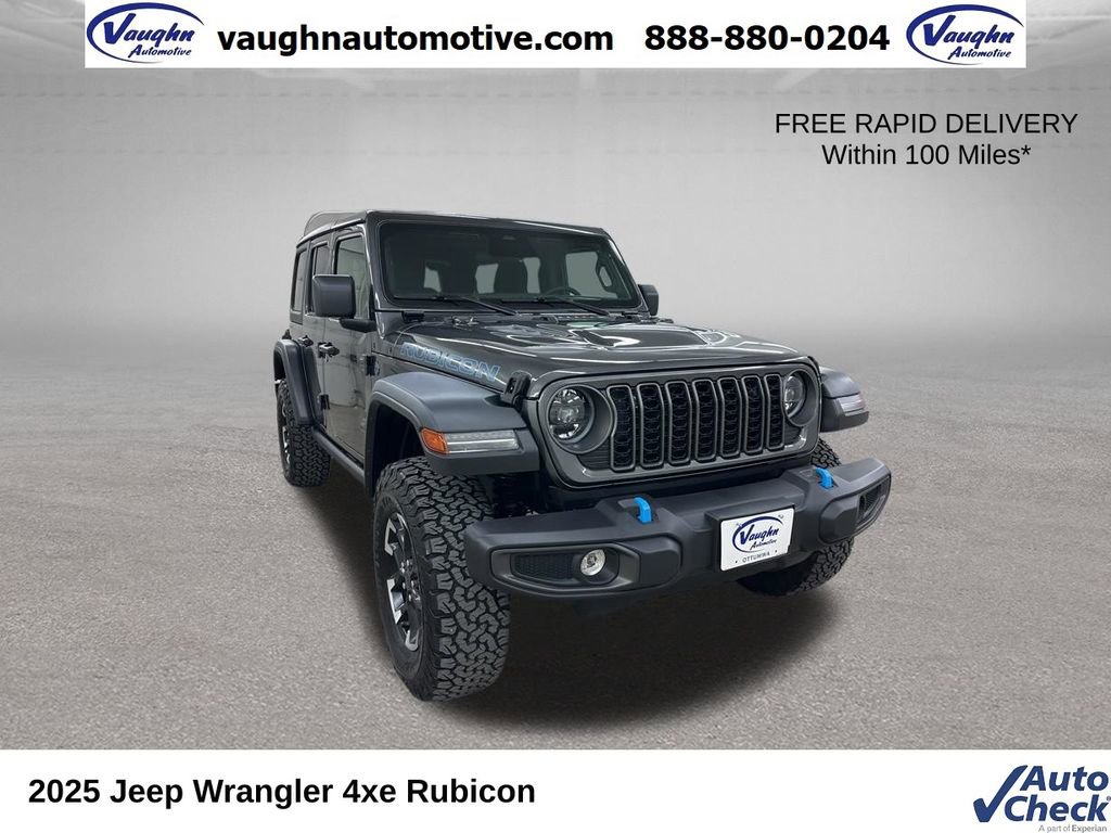Used 2025 Jeep Wrangler Unlimited Rubicon 4xe w/ Safety Group image 1