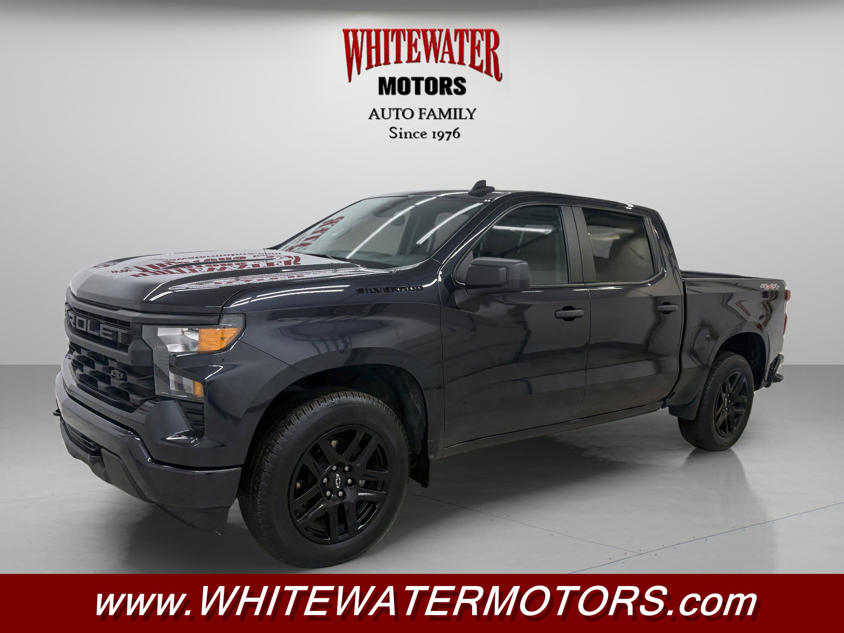 Used 2023 Chevrolet Silverado 1500 Custom w/ LPO, Dark Essentials Package image 1