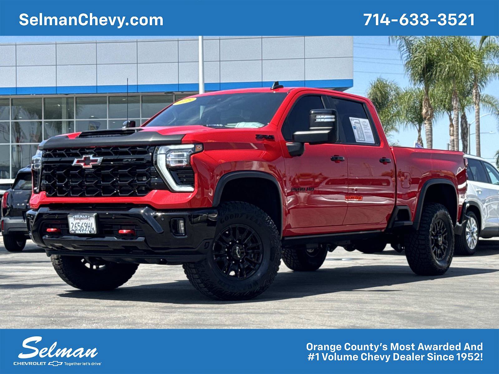 Used 2025 Chevrolet Silverado 2500 ZR2 w/ Technology Package AWD/4WD video 1