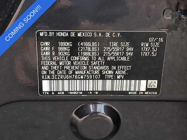 Used 2016 Honda HR-V EX-L image 28