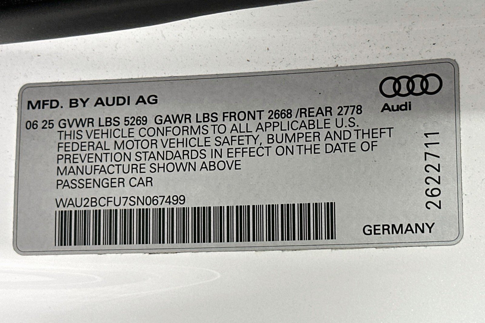 Used 2025 Audi A5 Premium Plus w/ Premium Plus AWD/4WD image 24