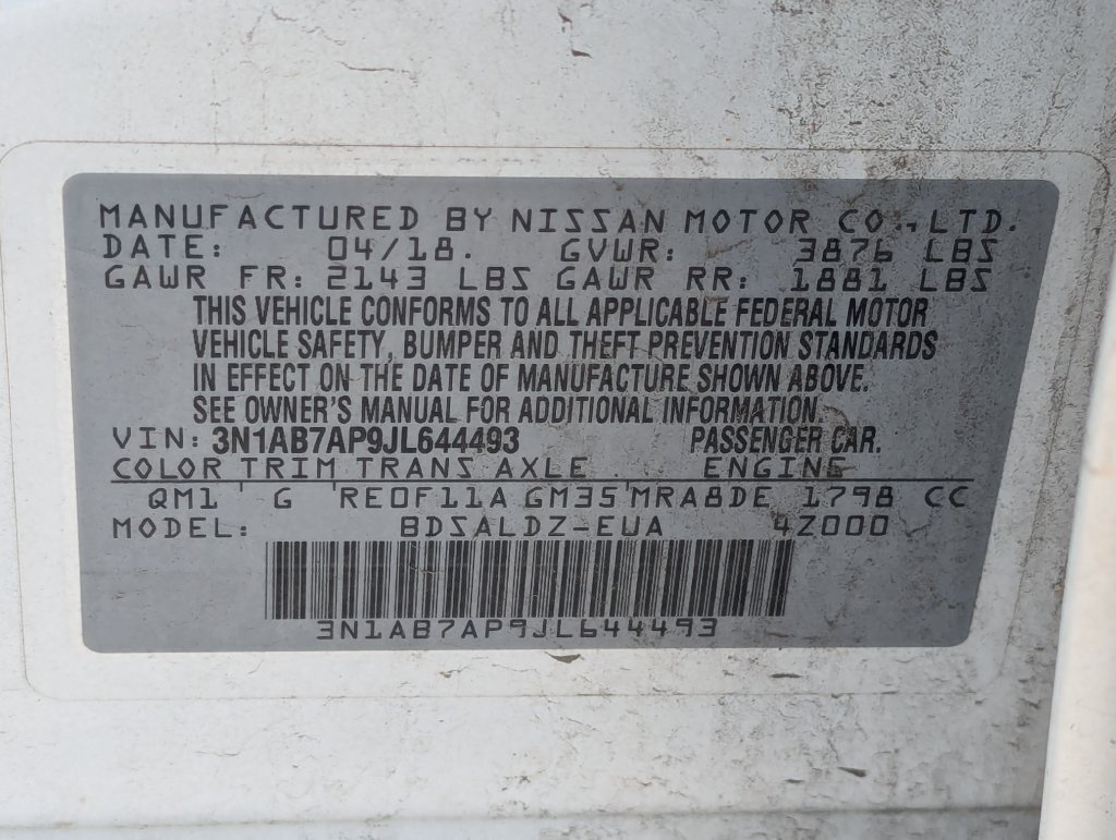 Used 2018 Nissan Sentra SV FWD image 15