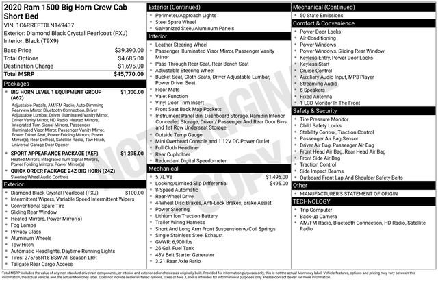 Used 2020 RAM 1500 Big Horn image 6