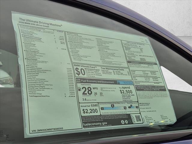 New 2026 BMW 230i xDrive Coupe w/ Premium Package AWD/4WD image 18