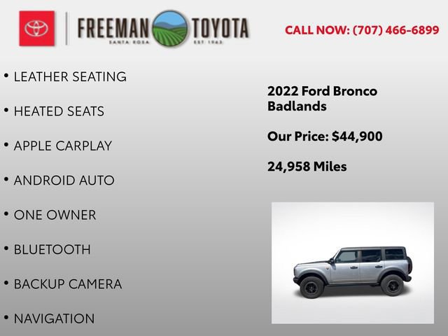 Used 2022 Ford Bronco Badlands AWD/4WD image 11
