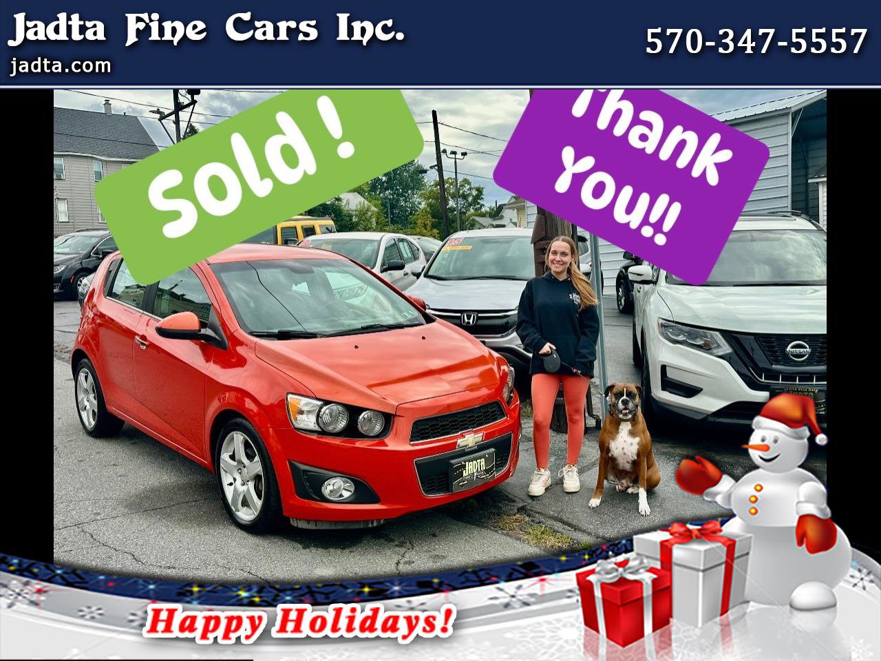 Used 2012 Chevrolet Sonic LTZ