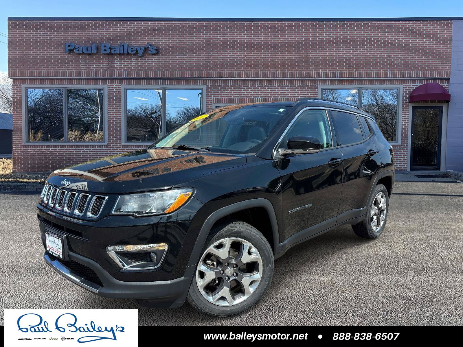 Used 2021 Jeep Compass Limited w/ Sun and Sound Group AWD/4WD image 1